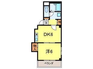 バーンホフ北口の物件間取画像